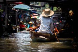 floating market boat