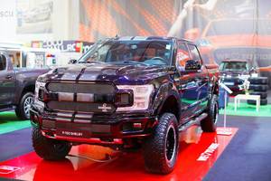 Ford F-150 Shelby truck at Bucharest Auto Show 2019 SAB