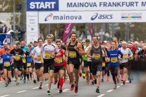 Frankfurter Marathon Amateurfeld Start