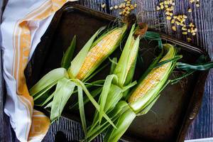 Fresh Corn close-up