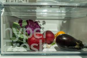 Frischhaltesystem hyperFresh der iQ-Kühlschränke von Siemens, für lange Frische und Haltbarkeit von Obst und Gemüse