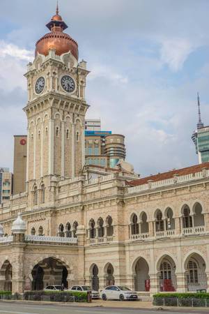 Front of Sultan Abdul Samad Building in Kuala Lumpur