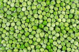 Frozen Green Peas background