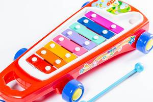 Full frame colorful xylophone for kids practicing music  Flip 2019