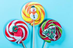 Funny sweet candies for a festive mood