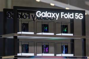 Galaxy Fold 5G Präsentation von Samsung: Android  Falt-Handys mit  Infinity-Flex-Display