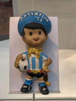 Gauchito das offizielle Maskottchen der Fußball-Weltmeisterschaft 1978 in Argentinien