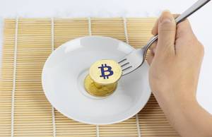 Golden Bitcoin on fork