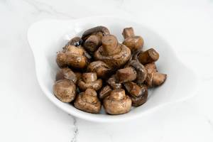 Grilled Mushrooms served in the bowl (Flip 2019)