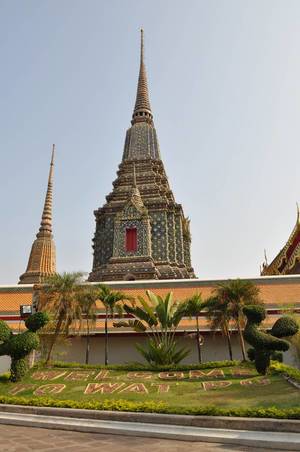 Großer Buddha-Tempel Wat Po in Bangkok, Thailand