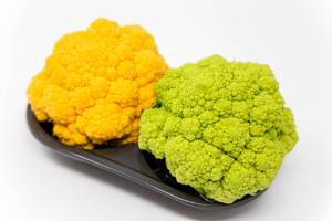 Grüner und gelber Mini-Blumenkohl von Jimbo Fresh International