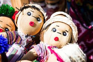 Handgefertigte Puppen aus Guatemala