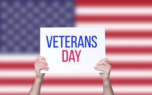 Hands holding board with Veterans Day text with USA flag background.jpg