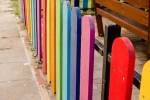 Happy Life starts with a colorful Fence
