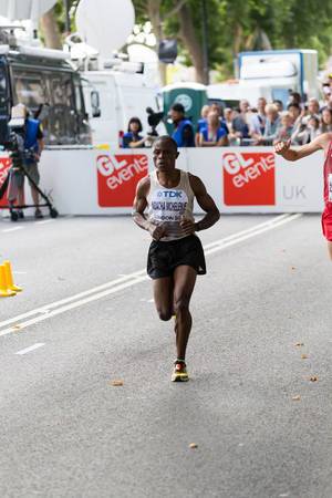 Happy Ndacha Mchelenje (Marathon Finale) bei den IAAF Leichtathletik-Weltmeisterschaften 2017 in London