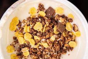 Healthy Chocolate Mousli with corn flakes (Flip 2019)