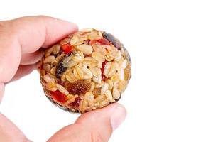 Healthy Energy Ball with seeds and dates