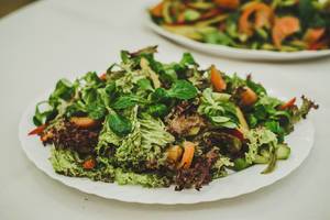 Healthy Vegetable Salad Plate