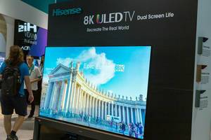 Hisense 8K ULED TV mit Dual Screen und natürlichen Farben für bessere Bildqualität