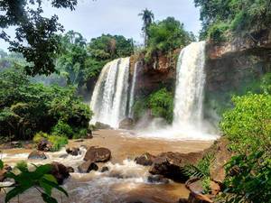 Iguazu falls – ground level / Iguazu Wasserfälle - Boden