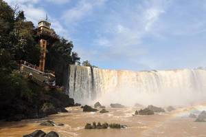 Iguazu-Wasserfälle in Brasilien