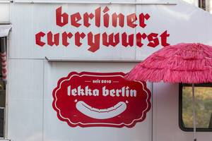Imbisswagen Berliner Currywurst. Lekka Berlin