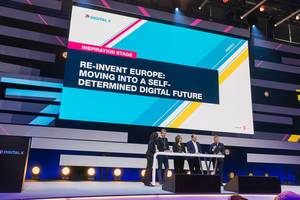 Inspirationsbühne Diskussion über Europas Selbstbestimmte digitale Zukunft
