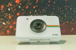 Instant picture camera: Polaroid Snap Kamera und Drucker, im Retrodesign