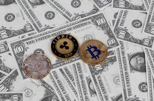 Investitionskonzept für Bitcoin und andere Kryptowährungen