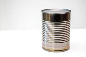 Isolated Can on a White Background