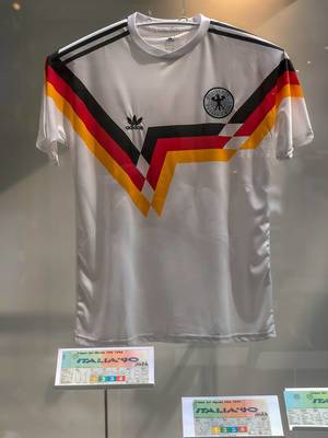 Jersey of the German national soccer team during World Cup 1990 in Italy