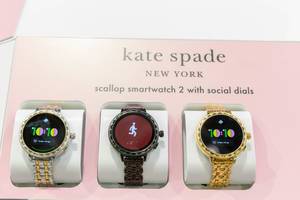 Kate Spade scallop smartwatch 2 in different colors and with social dials