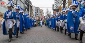 Kölner Funken Artillerie blau weiß von 1870 - Kölner Karneval 2018