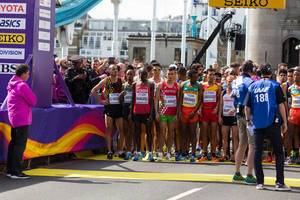 Läufer (Marathon Finale) bei den  IAAF Leichtathletik-Weltmeisterschaften 2017 in London