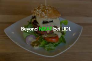 LIDL verkauft vegane Beyond Meat Burger, als glutenfreie und sojafreie Fleischalternative