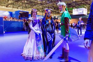 Link und weitere Zelda Cosplayer - Gamescom 2017, Köln