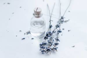 Little decorative jar and lavender