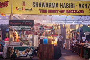 Local Shawarma food cart, Bacolod City