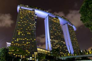 Long Exposure: Marina Sands Bay Hotel