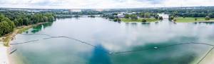 Luftbild: Naturfreibad Fühlinger See