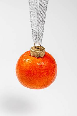 Mandarin fruit-Christmas toy for Christmas tree decoration