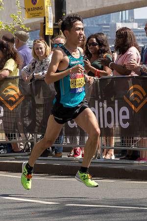 Marathonläufer Tatsunori Hamasaki - London Marathon 2018