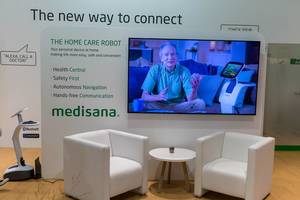 Medisana Home Care Robot: Personal smart device for health control, safety and hands-free communication