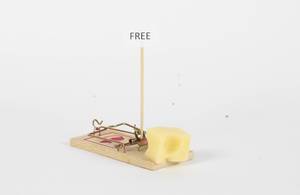 Mousetrap with free cheese