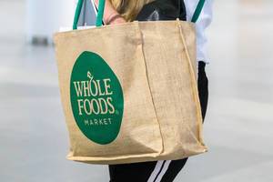 Nachhaltige Leinentasche / Einkaufstasche von Whole Foods Market