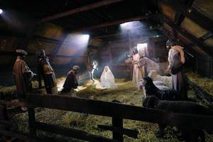 Nativity scene, birth of Jesus