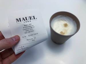 New rules in Germany impose the issuing of a receipt even for a latte macchiato