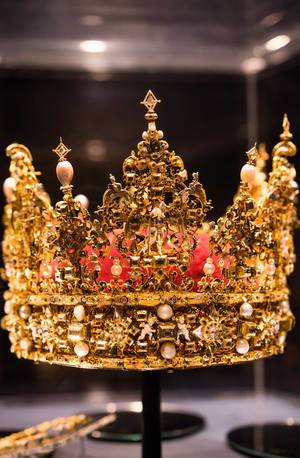 Old crown used by the Danish royal family in years past