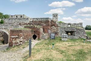 Old Kalemegdan Fortress in the Belgrade Serbia
