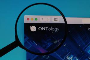 Ontology logo under magnifying glass